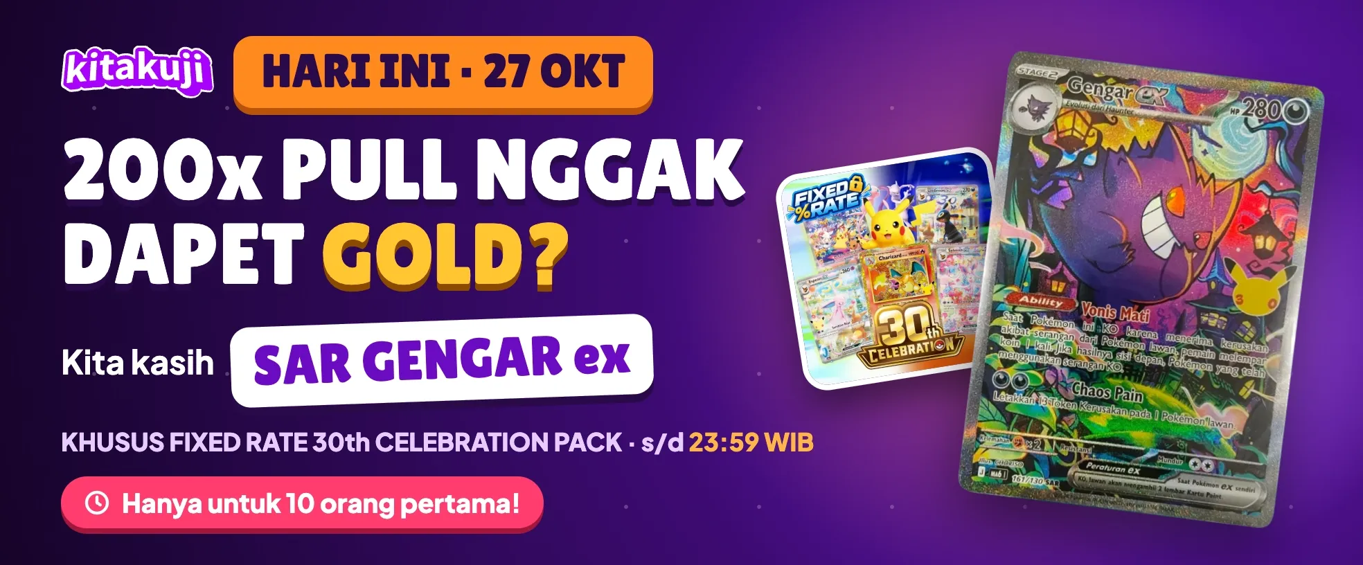 00000 200x Pull gak dapat gold
